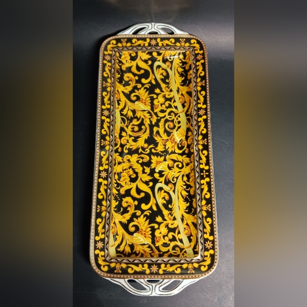 11.5" Tray by Casa Elite MARRAKESH Fine Porcelain